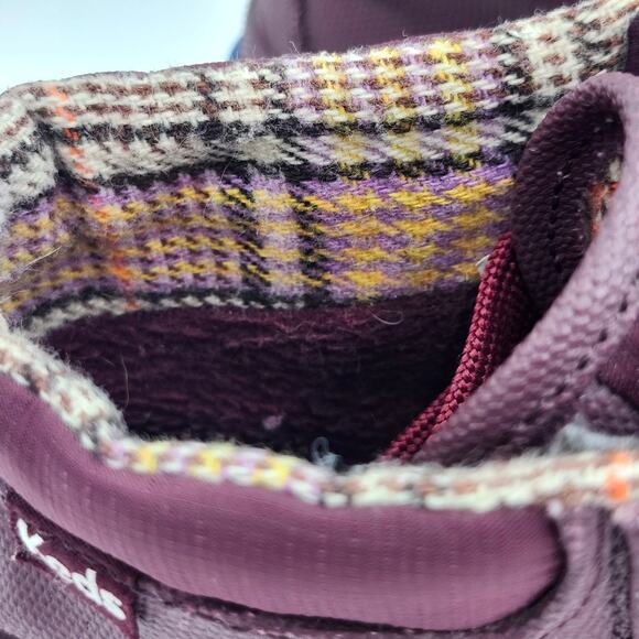 Keds Scout Fabric Lined Waxed Rain Ankle Bootie Burgundy Sneakers Size 7.5 S0048 - Picture 9 of 13
